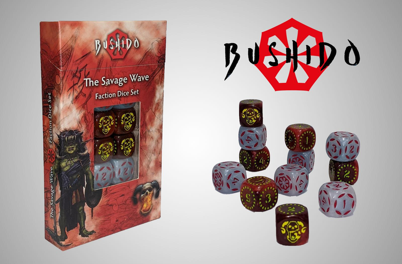 Bushido: The Savage Wave Faction Dice