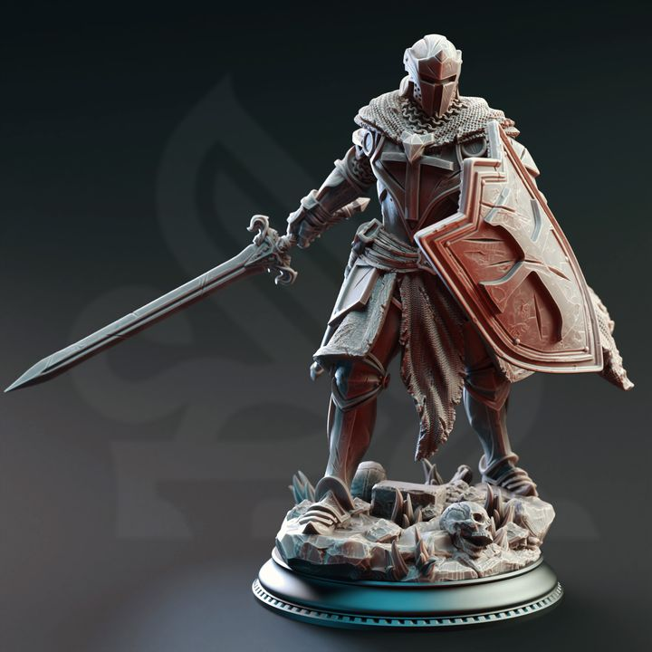 Cursed Paladin of Vengeance - Leopold the Undying | DM Stash | DnD | Fantasy | Miniature