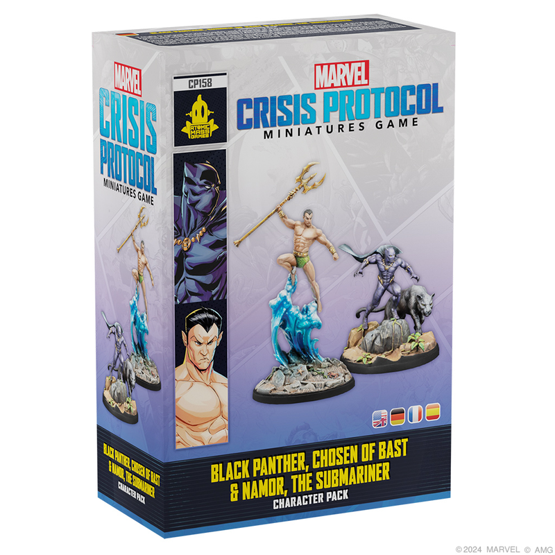 Marvel Crisis Protocol: Black Panther, Chosen of Bast and Namor, the Sub-Mariner