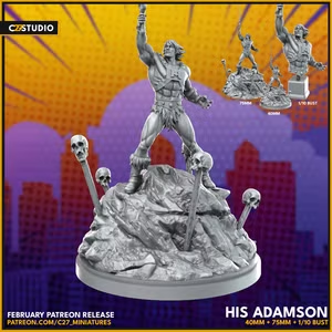 He-Man 40mm Scale Miniature | Crisis Protocol Proxy | C27